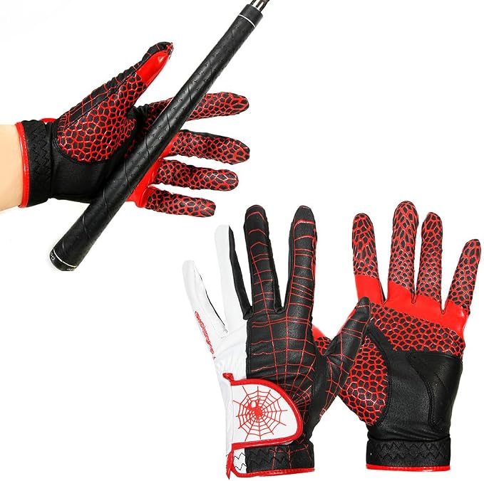 J&S Sporting Spider Grip Nonslip Golf Gloves by JSSporting