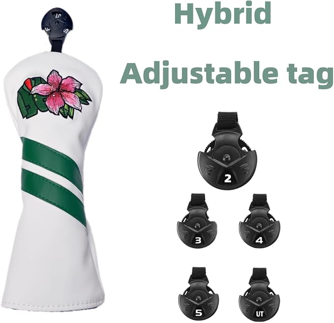 Premium PU Leather Driver Cover, Fairway Wood & Hybrid Covers - Image 5