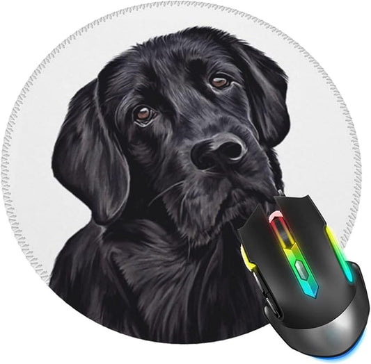 Black Lab Dog Mouse Pad, Mouse Pads by ZUIDSYI