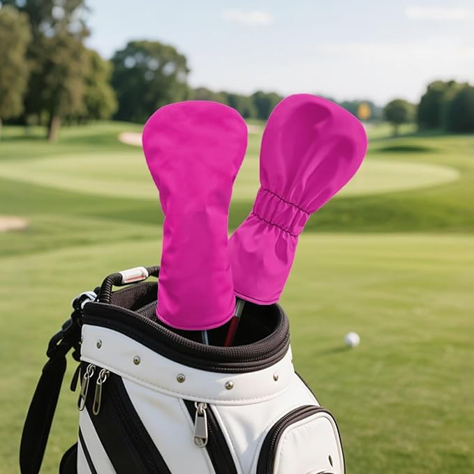 Golf Club Head Covers for Club Protective, Waterproof PU Leather Driver Fairway - Image 5