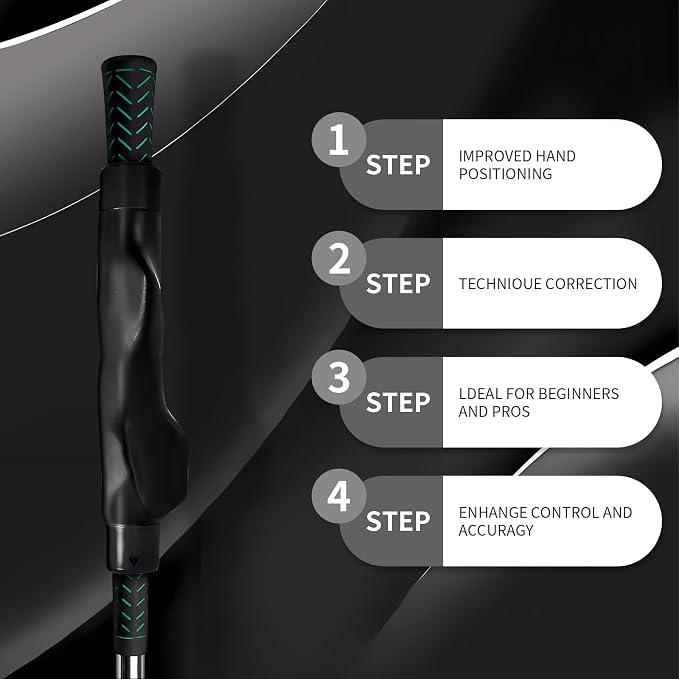 Golf Grip Trainer for Correct Hand Position Golf Training Aid Practice Kit for - Image 2