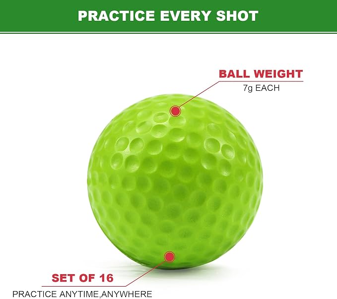 40 Pack Foam Golf Practice Balls - Image 3