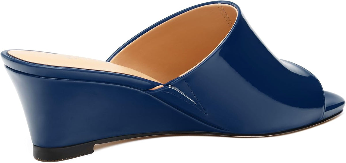 Wedge Sandals for Women Open Toe Wedge Heels Womens Matte High Heel Sandal - Image 5