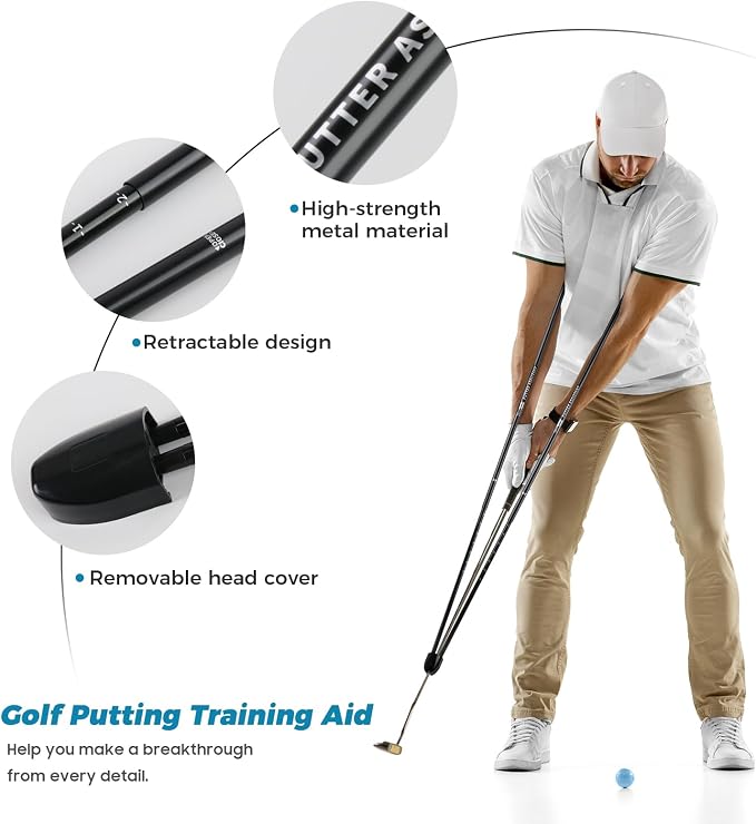Golf Putting Practice Aid Putter Alignment Aid - Image 6