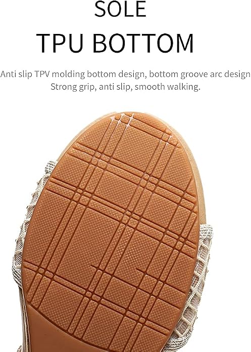 WOJWSKI Women's Slide Wedge Sandal Open Toe High Heel Zipper Back Platform - Image 6