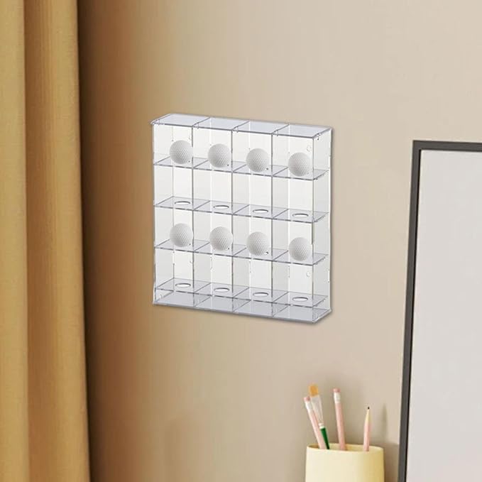 Acrylic Golf Ball Display Rack Storage Holder Case Collection Practical Clear - Image 3