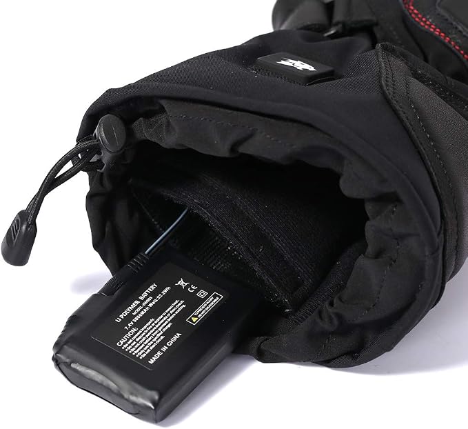Smilodon Heated Gloves, Unisex Rechargeable Battery Powered Electric Heating - Image 3