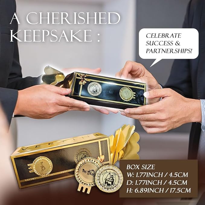 24K Gold Plated Golf Ball Marker - Image 8