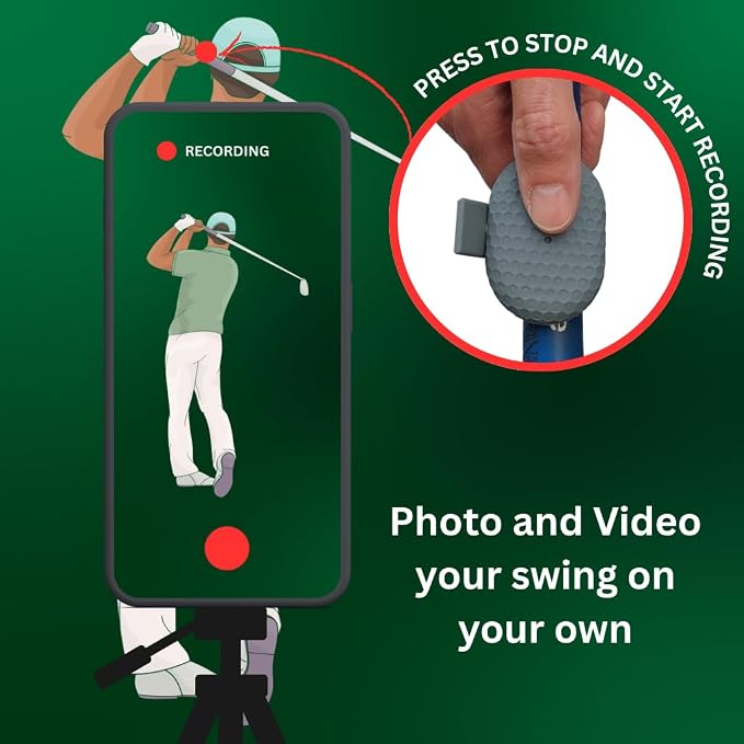 SnapSwing Golf Swing Training Analyzer – Remote Bluetooth Shutter - Image 2