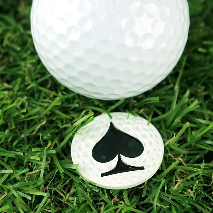 Myartte Creative Golf Ball Marker Soft Enamel Golf Markers 24.4MM Assorted 5 Pcs - Image 2