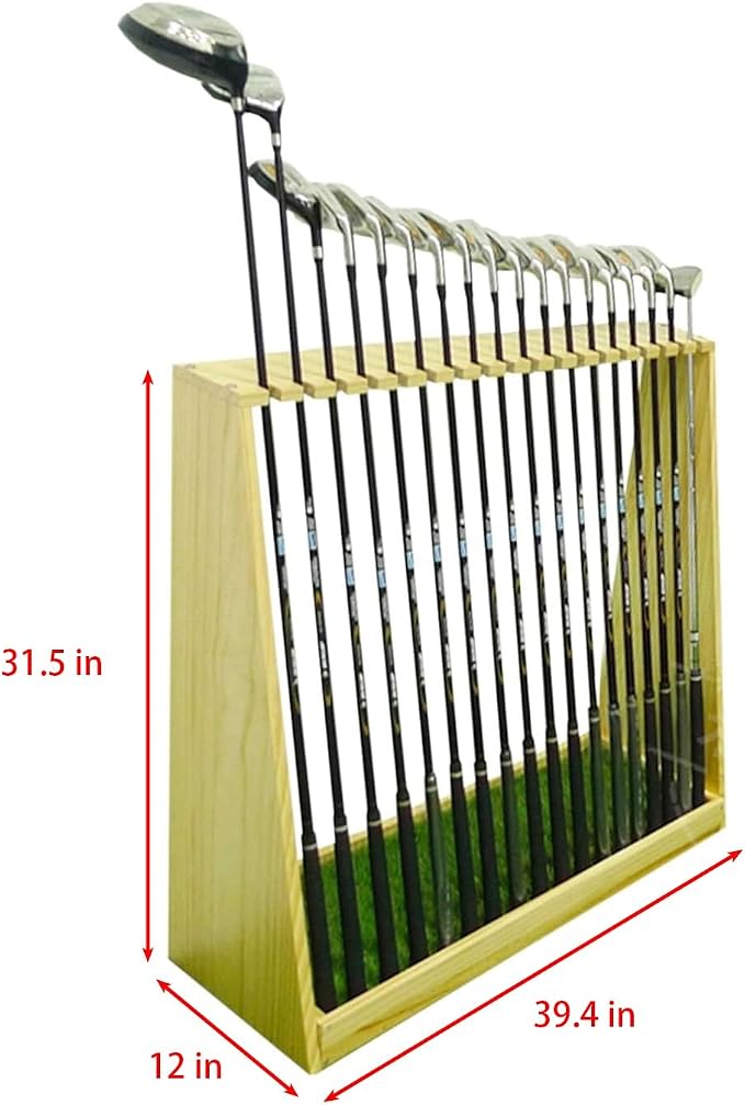Aimery Golf Club Rack, Putter Rack, 18-Clubs Display Stand - Image 2