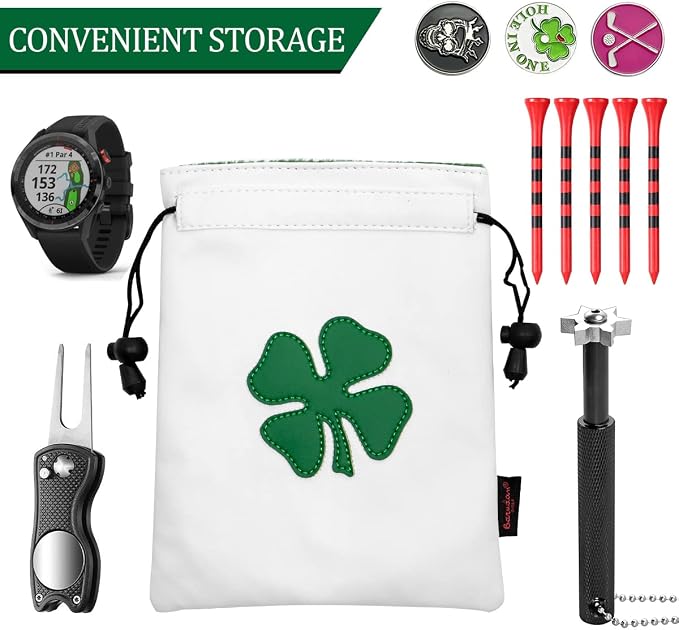 Golf Valuables Pouch, Golf Bag Pouch - Image 4