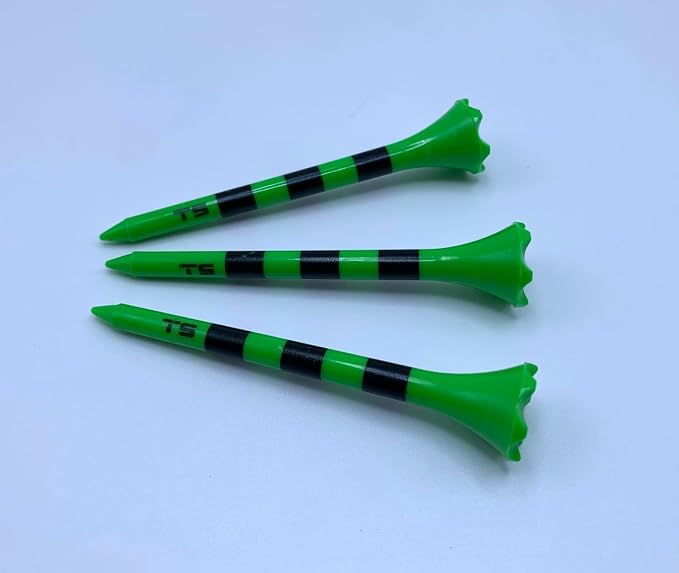 TRUESTRIKE Premium USA Golf Tees – 100-Pack Durable 3¼" / 2¾" Plastic Tees – - Image 2