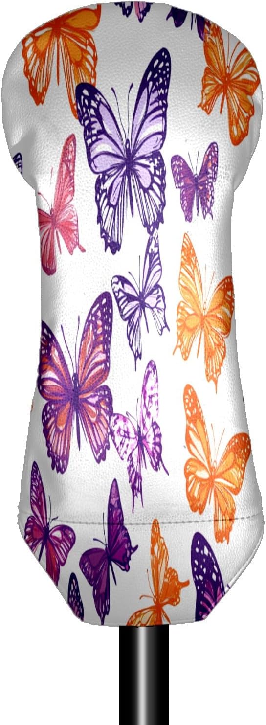 Funny Butterfly Colorful Golf Head Covers - Image 8