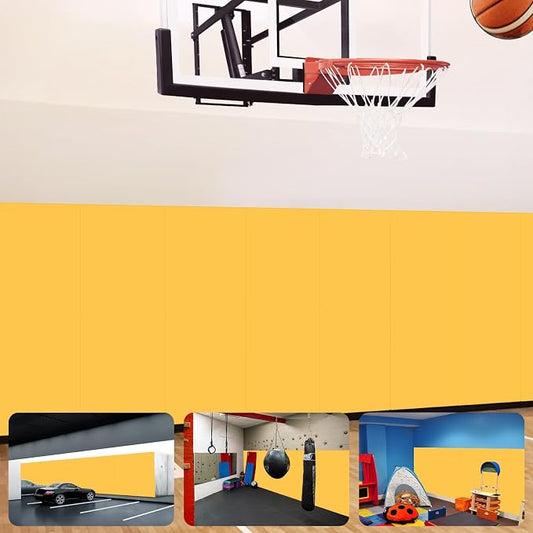Gym Padding Wall Pads for Gym Wall Mats Basketball Wall Padding 2" Thick Foam by VANCL