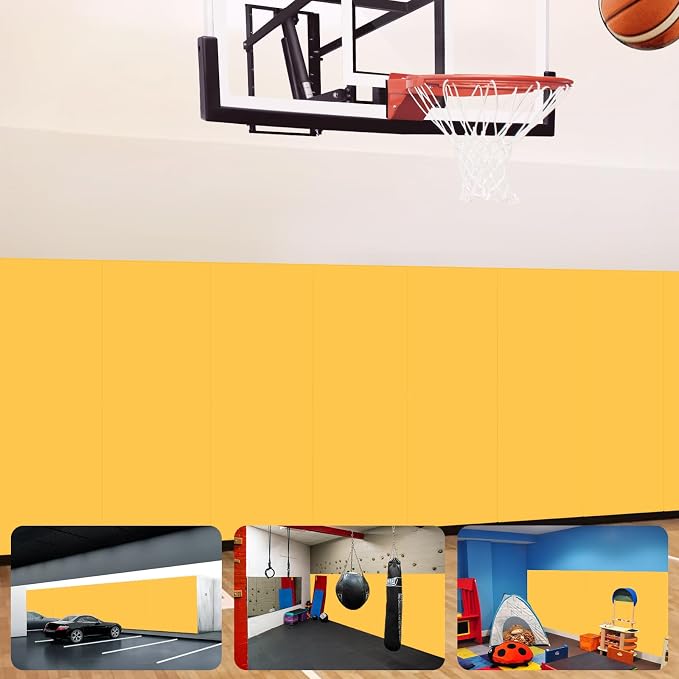 Gym Padding Wall Pads for Gym Wall Mats Basketball Wall Padding 2" Thick Foam by VANCL