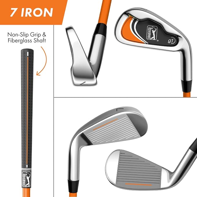 PGA Tour Youth Golf Club Set for Ages 8-12 and 12+, Right and Left-Handed Kids - Image 4