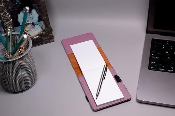 LaserGram Mini Padfolio with Notepad and Pen, Golfer Golfing, Personalized - Image 2