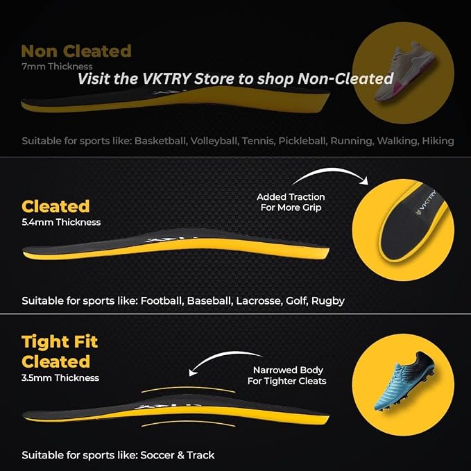 VKTRY Gold for Cleated Shoes - Image 2
