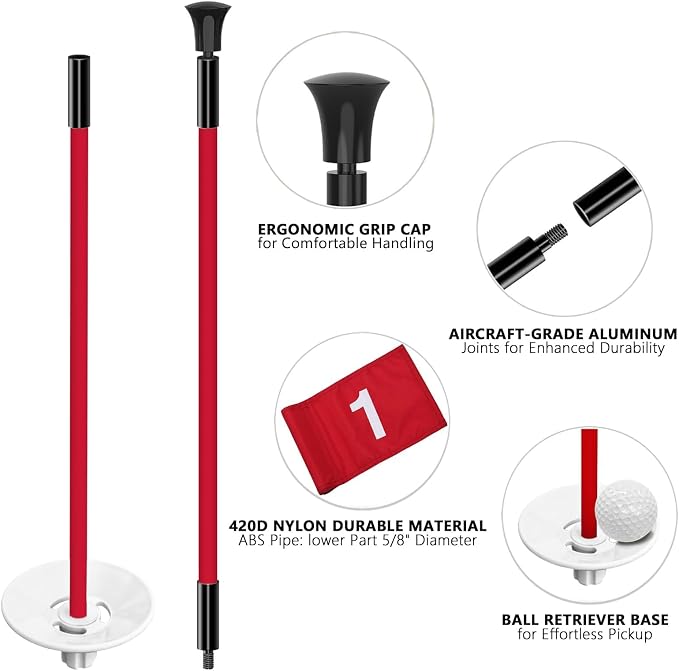 Golf Flagstick for Portable Sectional Yard - Image 2