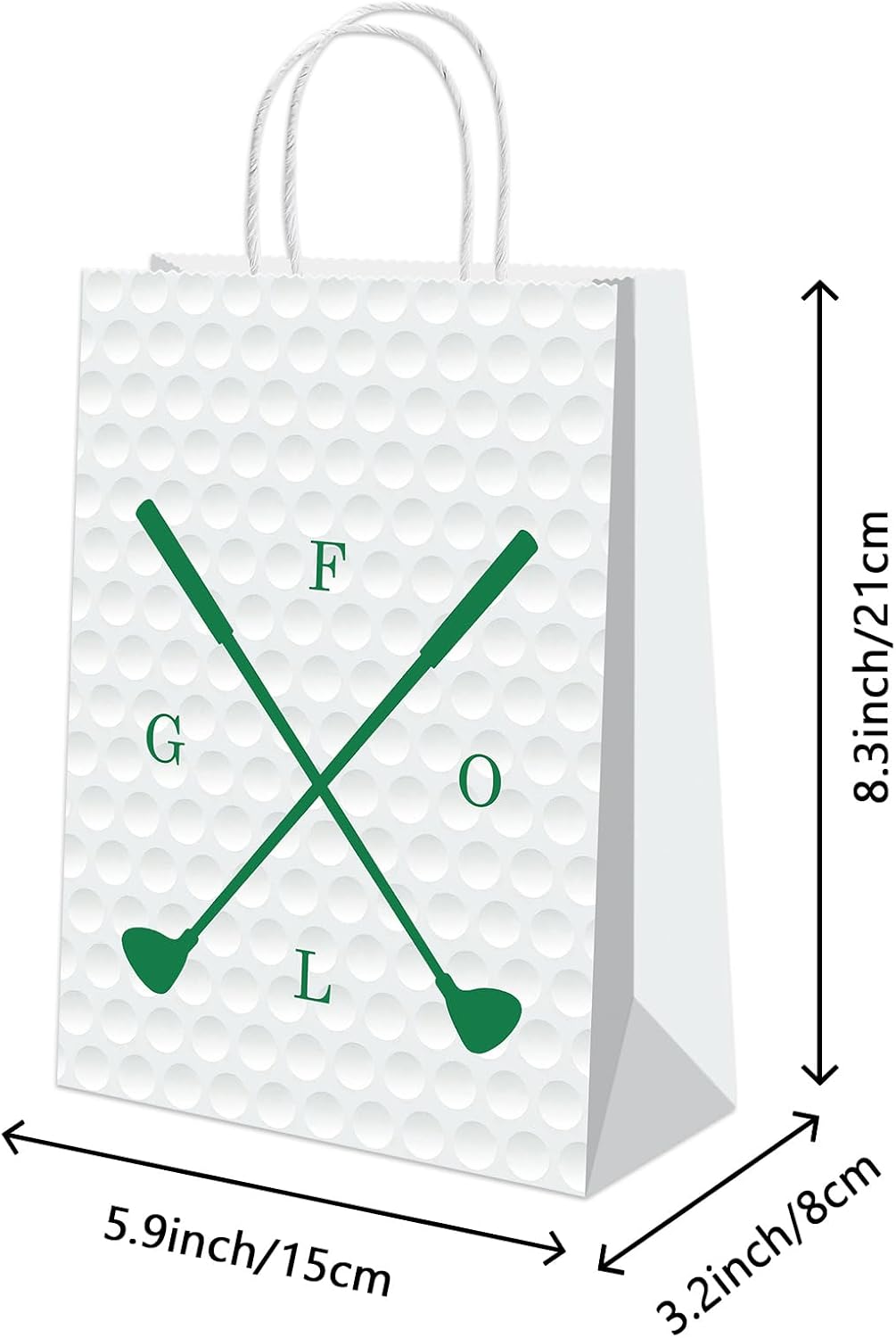 16Pcs Golf Goodie Bags Golf Themed Party Decorations Golf Party Favor Bags Golf gift bags Golf Birthday Party Supplies