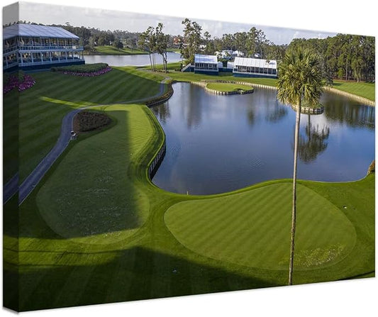 Florida Golf Course Wall Art for Living Room Bedroom Bathroom Home Decorations by chenchenArt