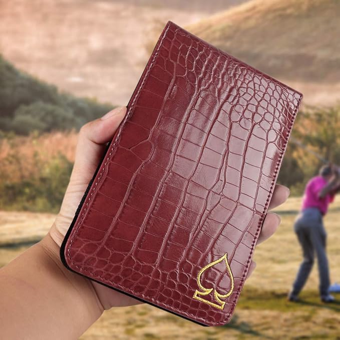 Craftsman Golf Crocodile Pattern Golf Scorecard Holder and Yardage Book Cover - Image 5