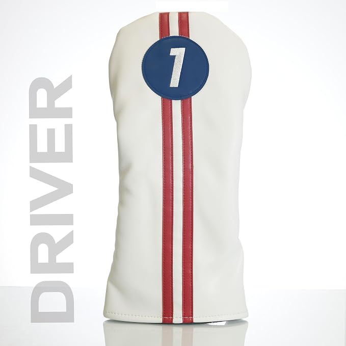 Single Headcover, Easy Slip-On Easy-Off Golf Club Head Cover, Fleece Lined - Image 2