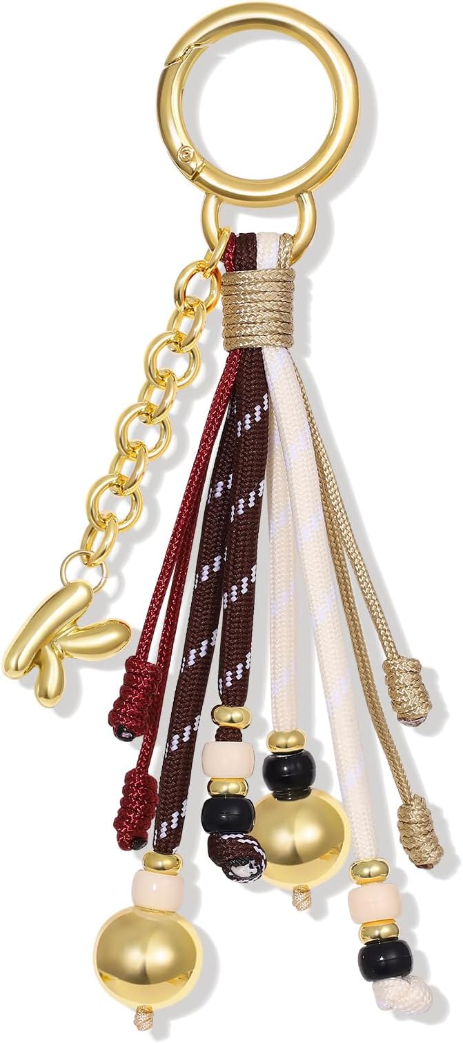 KissYan Christmas Initial Bag Charm by KissYanJewelry