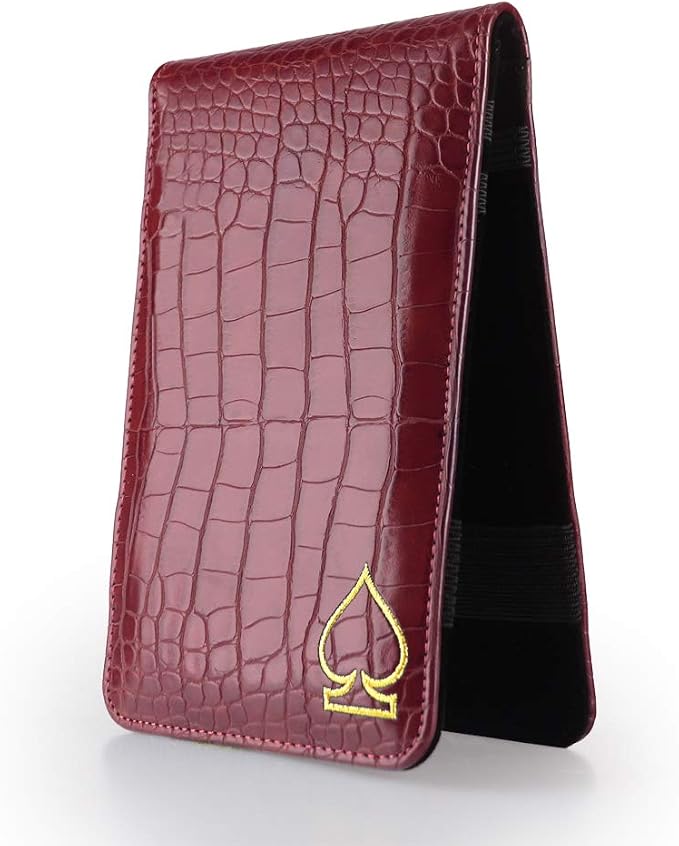 Craftsman Golf Crocodile Pattern Golf Scorecard Holder and Yardage Book Cover by CRAFTSMANGOLF