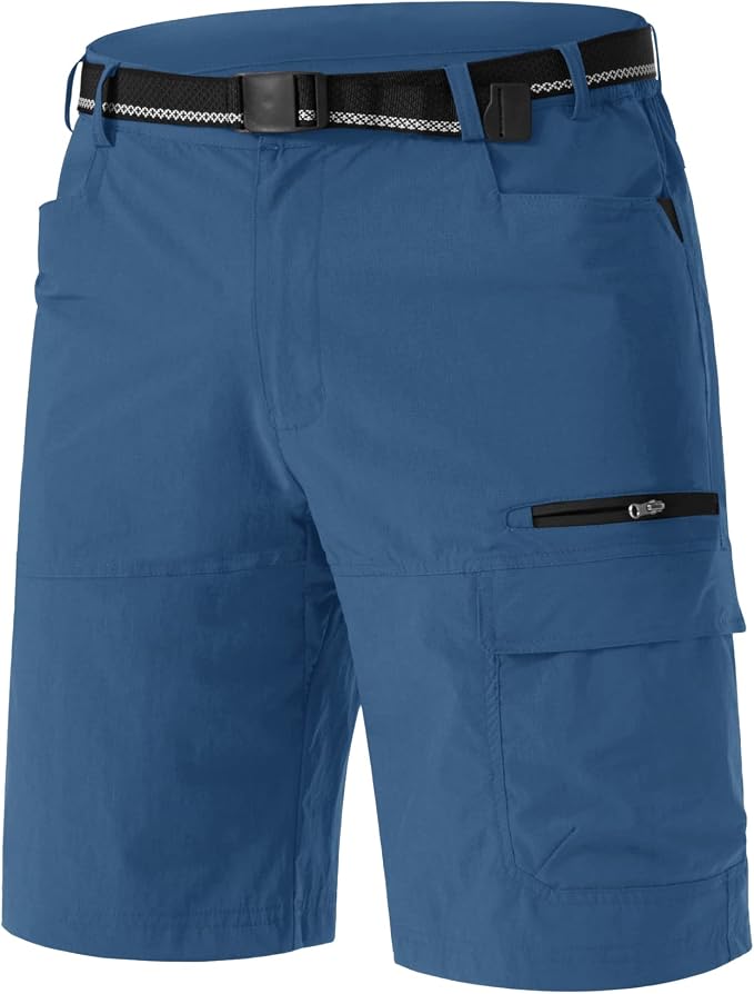 TACVASEN Men's Summer Outdoor Shorts Quick Dry Cargo Casual Work Hiking Shorts by TACVASEN