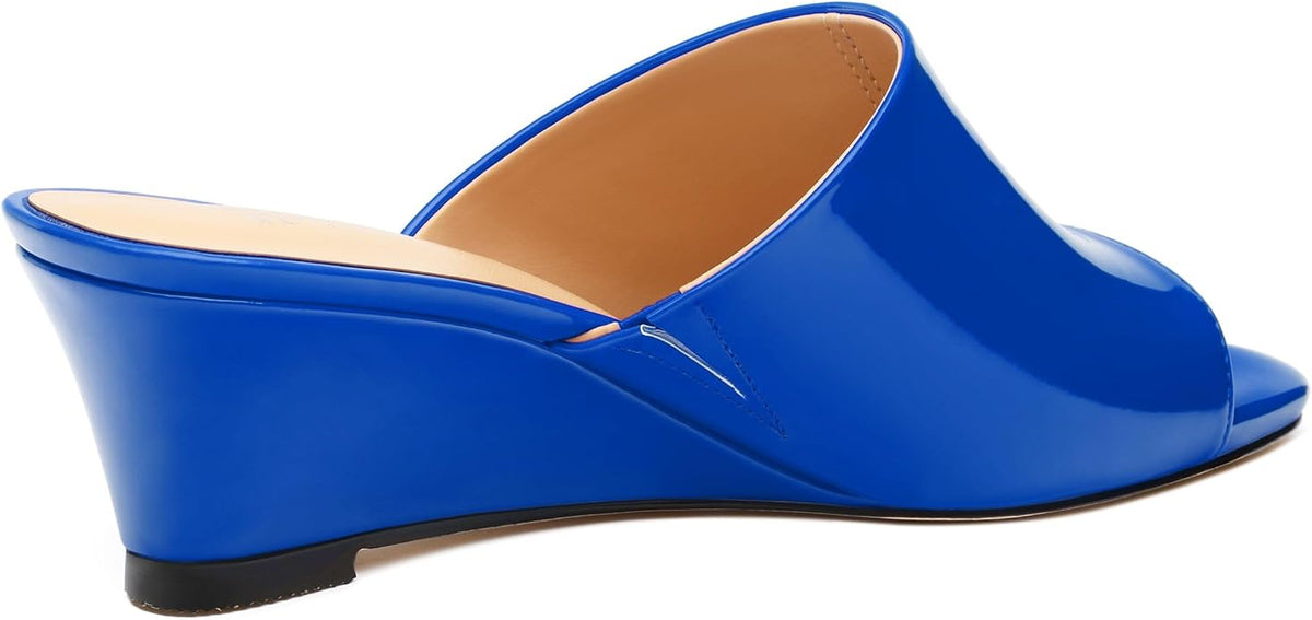 Wedge Sandals for Women Open Toe Wedge Heels Womens Matte High Heel Sandal - Image 5