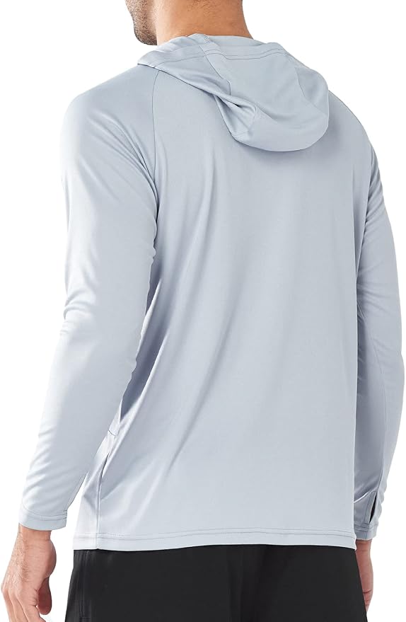 NORTHYARD Men's UPF 50+ Hoodie Shirts Long Sleeve Sun Protection Fishing Swim - Image 3
