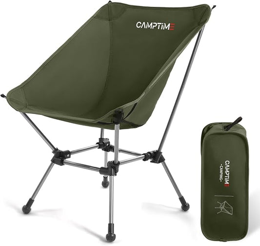 Portable Camping Chair Plus, Larger & Roomier, Compact and Lightweight by Unknown
