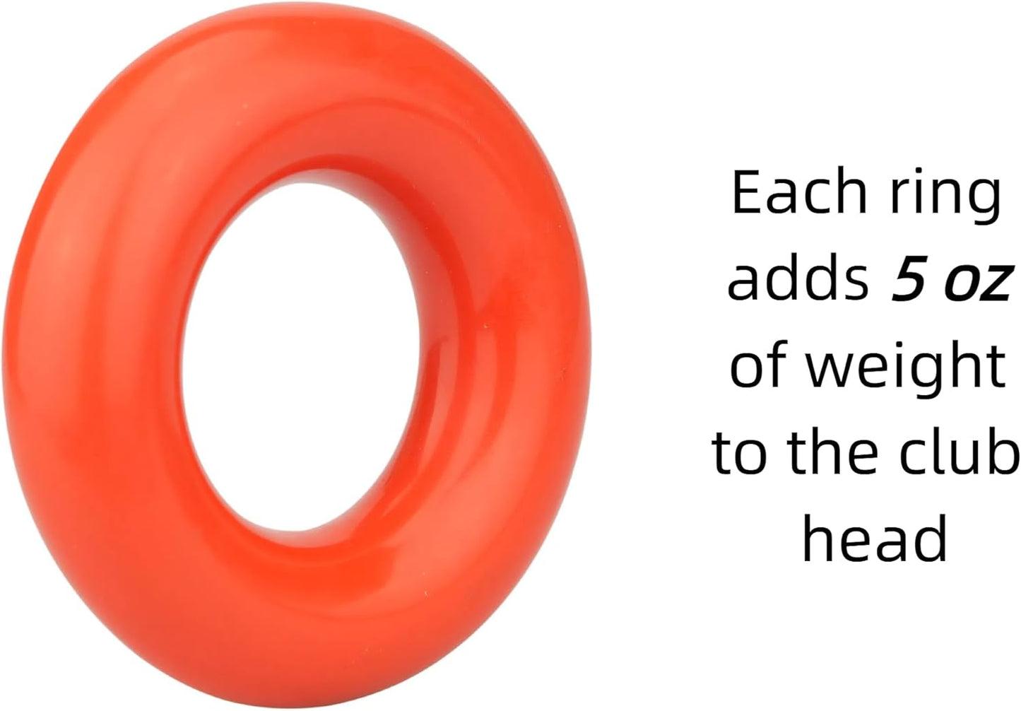 2 Pcs Golf Club Swing Weights Ring for Training Warm Up