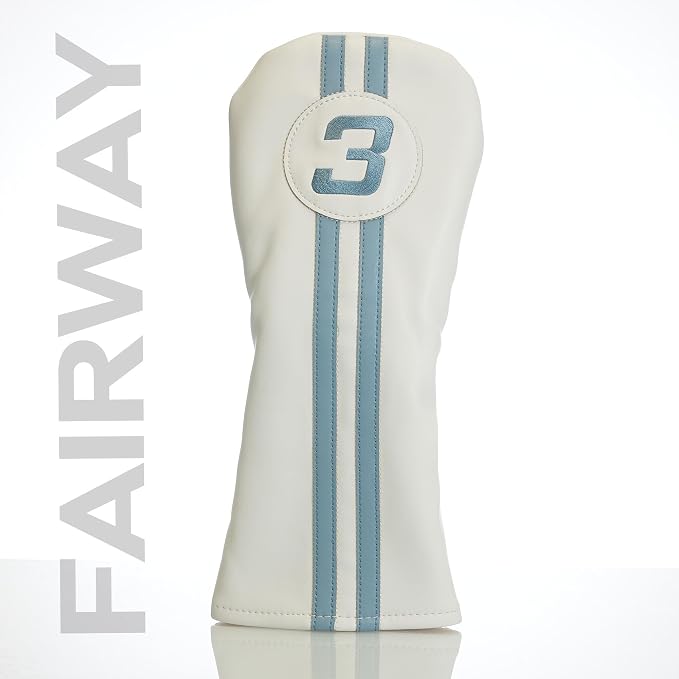 Single Headcover, Easy Slip-On Easy-Off Golf Club Head Cover, Fleece Lined - Image 2
