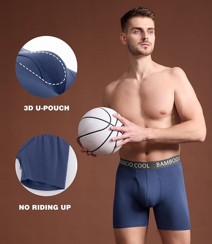 BAMBOO COOL Men's Ultra ComfortSoft Underwear, Moisture Wicking & Breathable No - Image 3