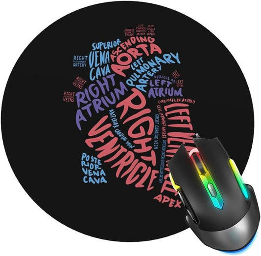 Mouse Pad Cardiac Nurse Anatomical Heart Medical Mouse Pads by ZUIDSYI