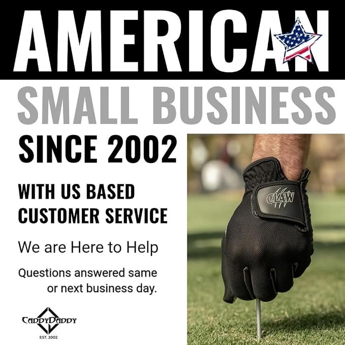 CaddyDaddy Claw Golf Gloves for Men | Flex-Mesh Design for Cool Ventilation | - Image 6