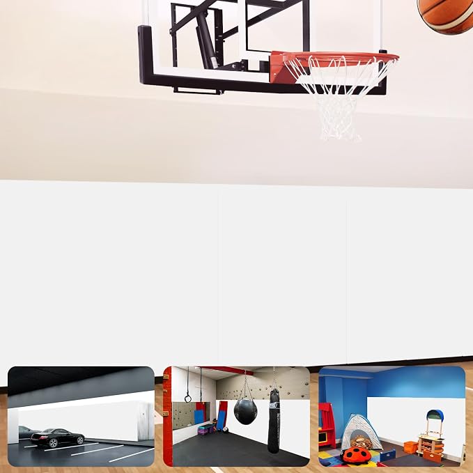 Gym Padding Wall Pads for Gym Wall Mats Basketball Wall Padding 2" Thick Foam by VANCL
