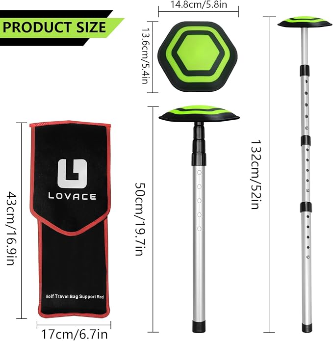 Golf Travel Bag Support System, Golf Club Travel Protection Kit - Image 4