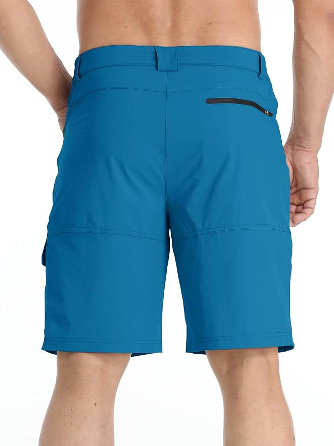 TACVASEN Men's Summer Outdoor Shorts Quick Dry Cargo Casual Work Hiking Shorts - Image 3