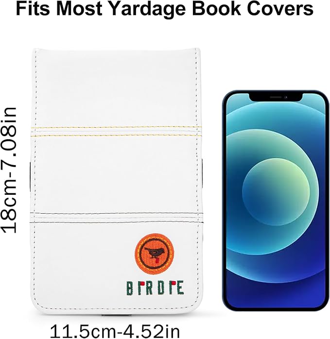 Golf Scorecard & Yardage Book Holder Cover Quality Leather Golf Scorecard - Image 3