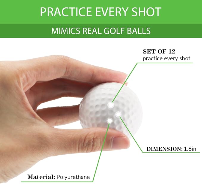 40 Pack Foam Golf Practice Balls - Image 3