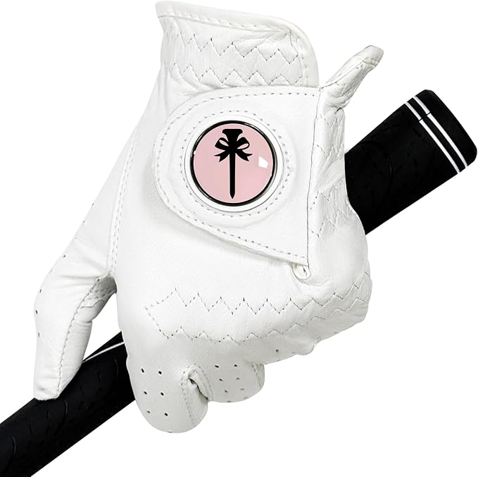 Swig Sip Womens Cabretta Leather Golf Glove Left Hand All-Weather Breathable by SwigSip