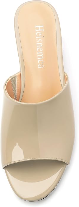 Wedge Sandals for Women Open Toe Wedge Heels Womens Matte High Heel Sandal - Image 3
