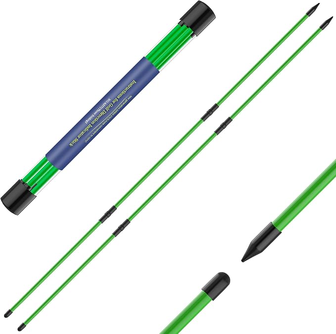 Golf Alignment Sticks 2 Pack, Upgraded 48" Collapsible Alignment Stick Golf by Seticek