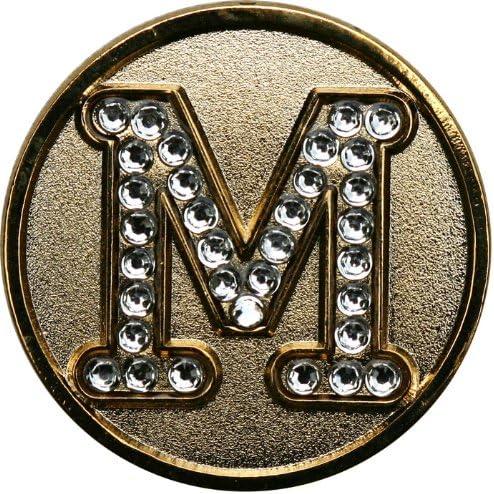 Monogram Initial Golf Ball Marker by Unknown