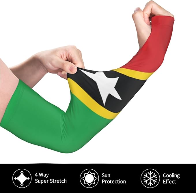 Cute Flag Arm Sleeves Cooling Sun Protection Sports Flag Sleeves - Image 3