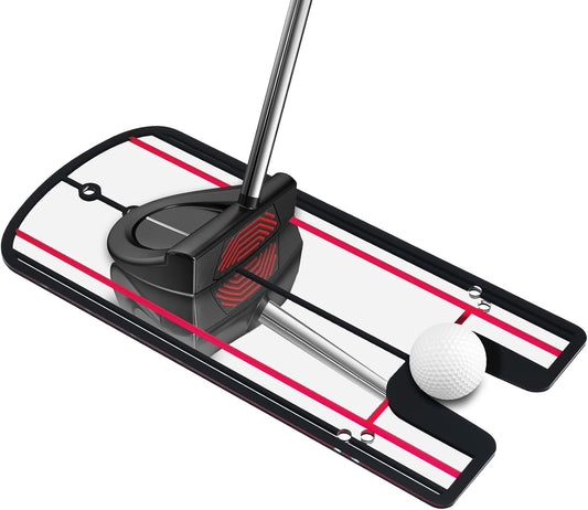 Golf Putting Mirror, Portable Training Aid, Golf Putting Mirror Training Aid for Beginners, Checks Eyes-Shoulders-Putter Face for Improved Accuracy, Beginner Golfing Equipment and Accessories